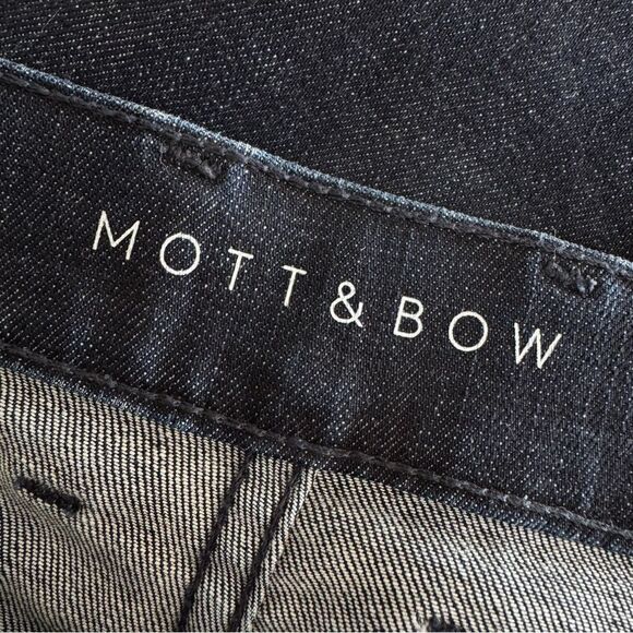 MOTT & BOW Men’s Slim Mosco Dark Wash Jeans 36 X 30 - Picture 12 of 15